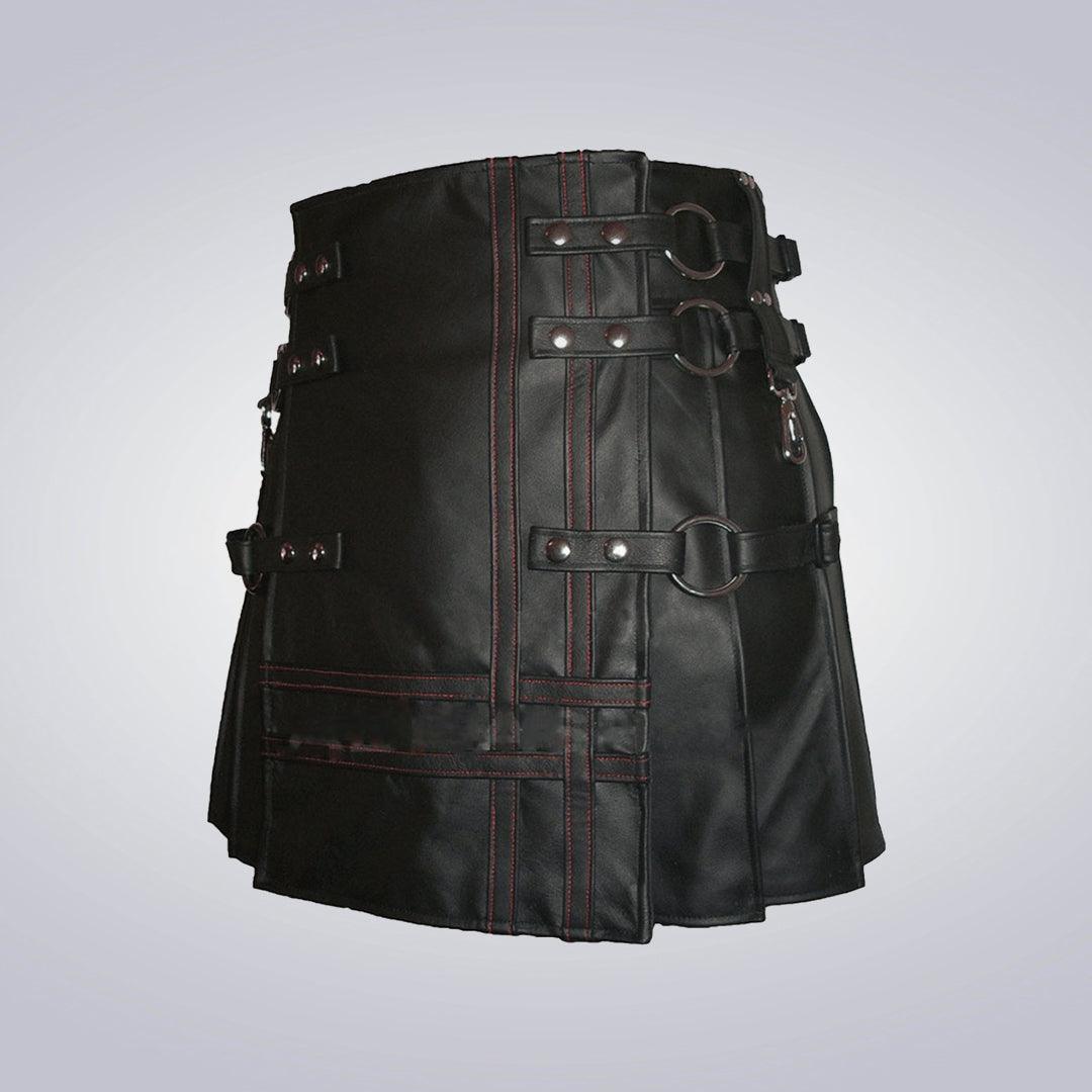 Black Gothic Kilt - The Urban Tannery