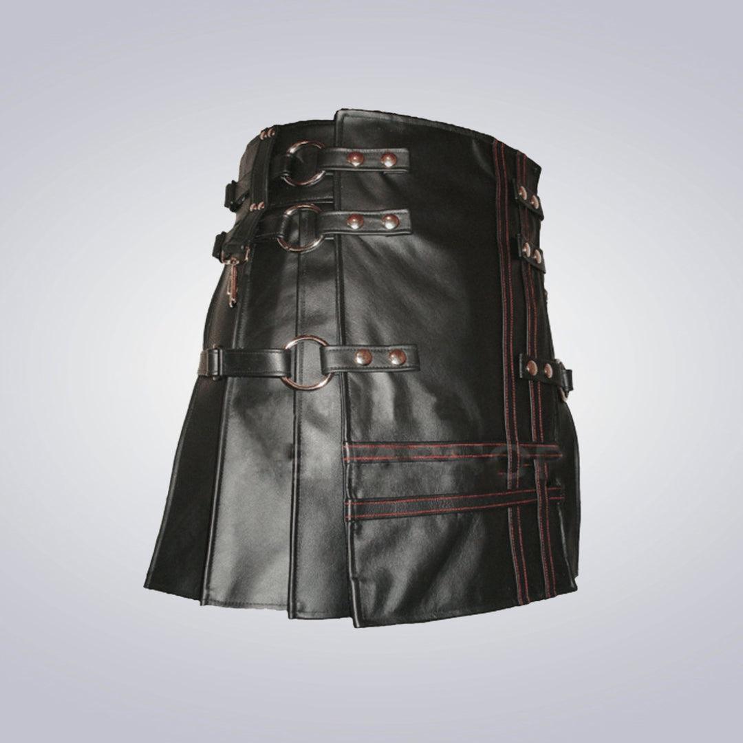Black Gothic Kilt - The Urban Tannery