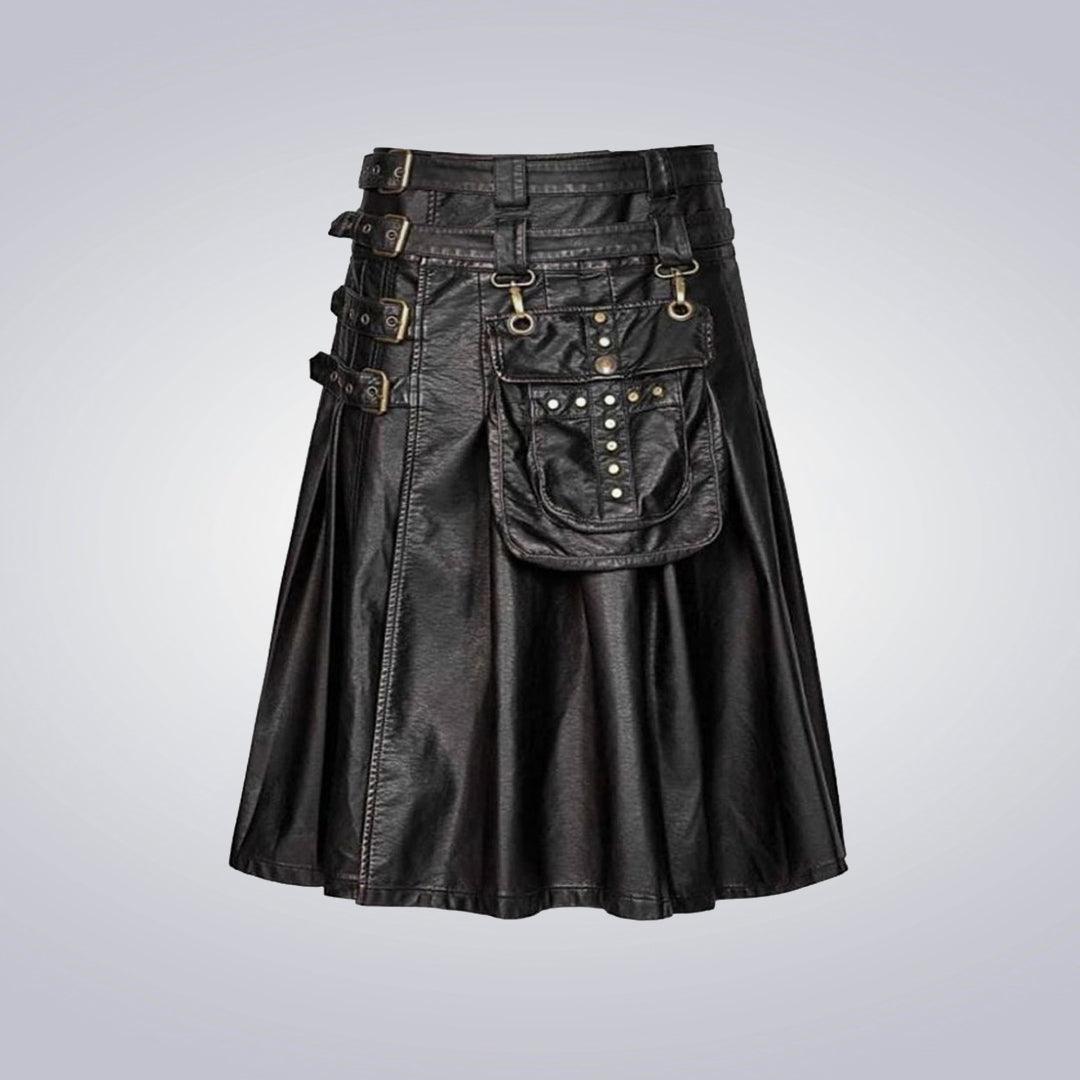 Cow Hide Gothic Kilt - The Urban Tannery