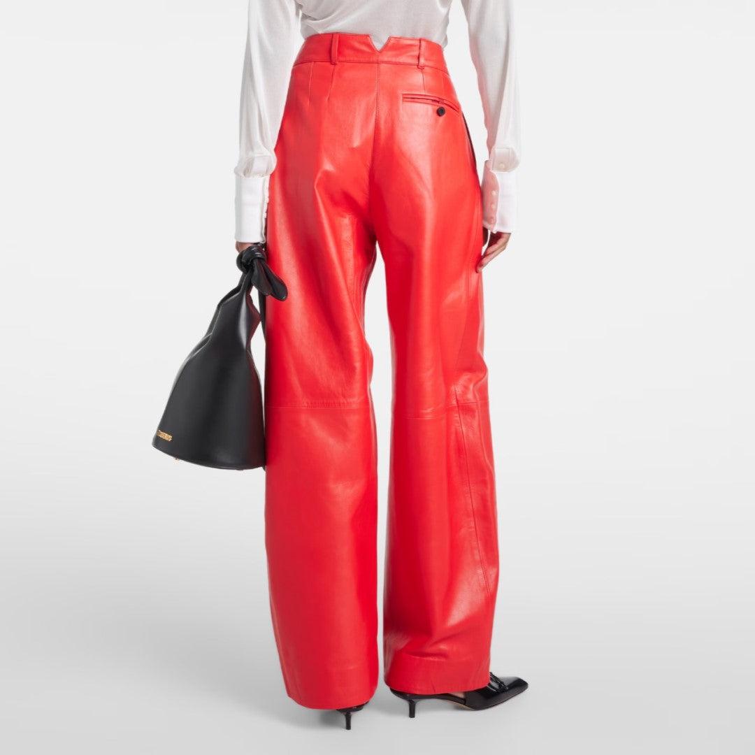 Baggy Style Leather Pants For Women - The Urban Tannery