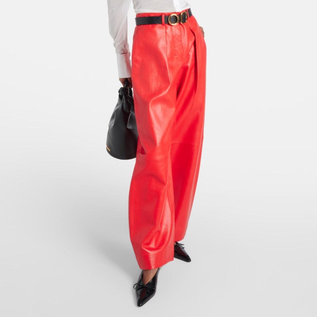 Baggy Style Leather Pants For Women - The Urban Tannery