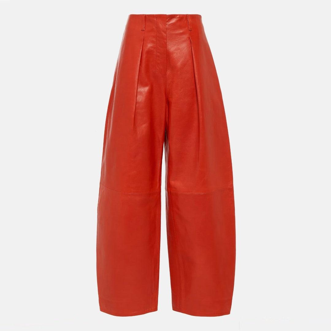Baggy Style Leather Pants For Women - The Urban Tannery