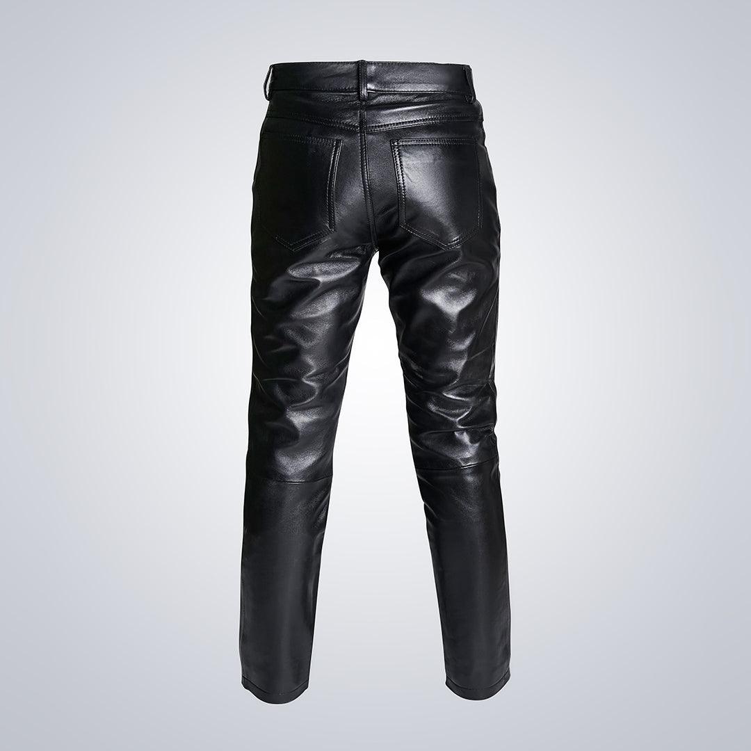 Black Leather Jeans - The Urban Tannery