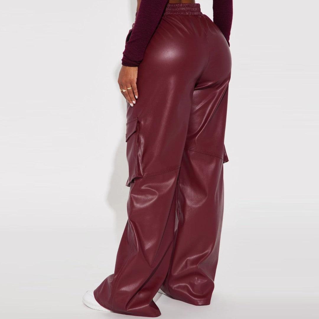 Stylish Hook And Loop Closer Pants With Four Pockets - The Urban Tannery