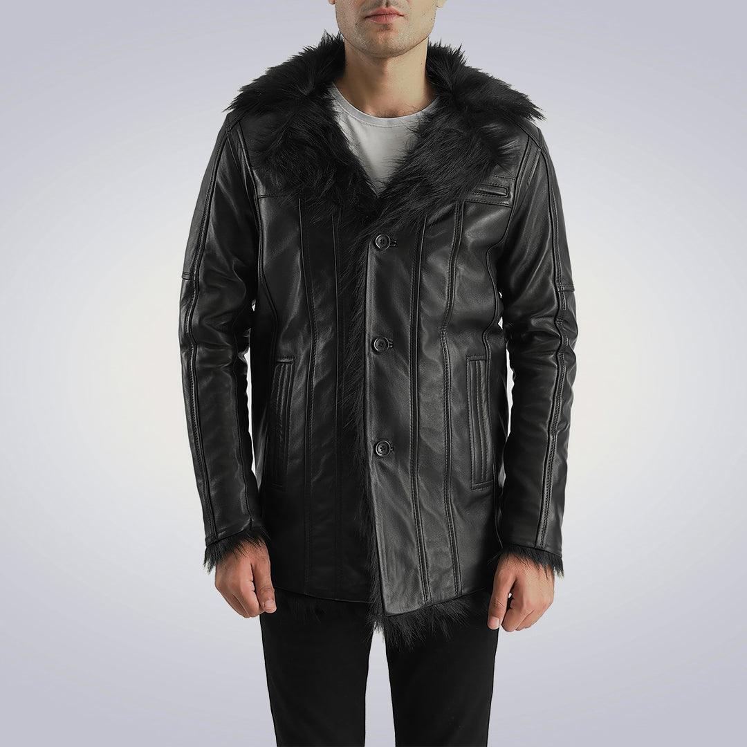 Black Faux Fur Coat - The Urban Tannery