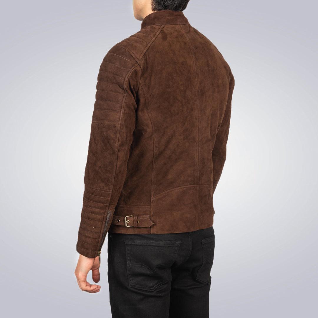 Men's Mocha Suede Bicker Jacket - The Urban Tannery