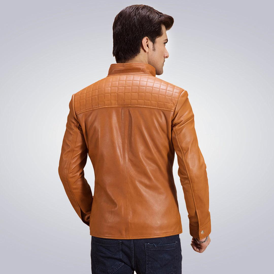 Men's troubled Racer Biker Jacket - The Urban Tannery