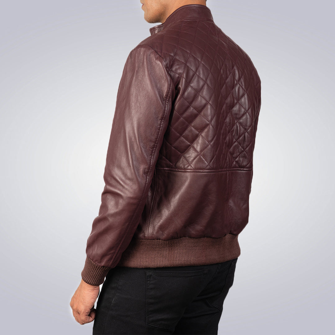 Cowhide Vintage Retro Leather Jacket 3