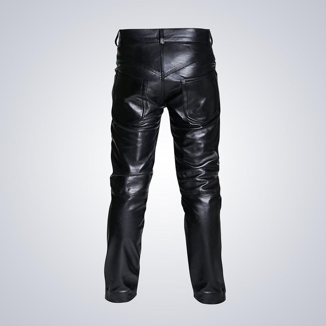 Lambskin Black Leather Pants - The Urban Tannery