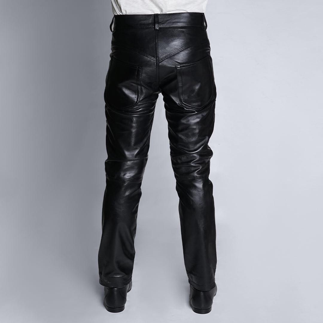 Lambskin Black Leather Pants - The Urban Tannery