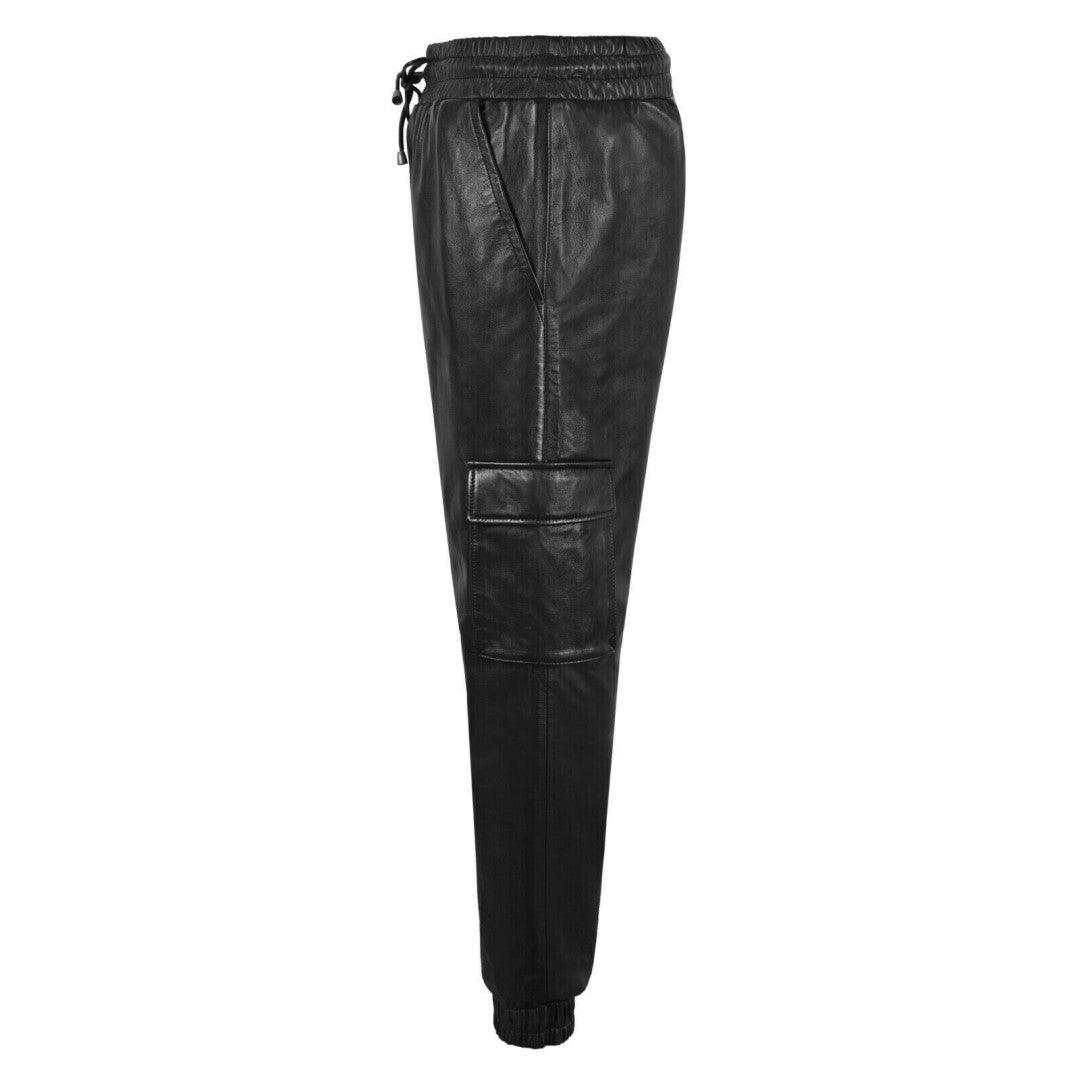 Hook And Loop Closer Stylish Leather Pants - The Urban Tannery