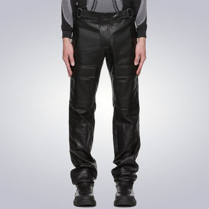 Men's Vagen Leather Cargo Pants 1