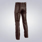 Men's Foxhill Brown Leather Pants 2