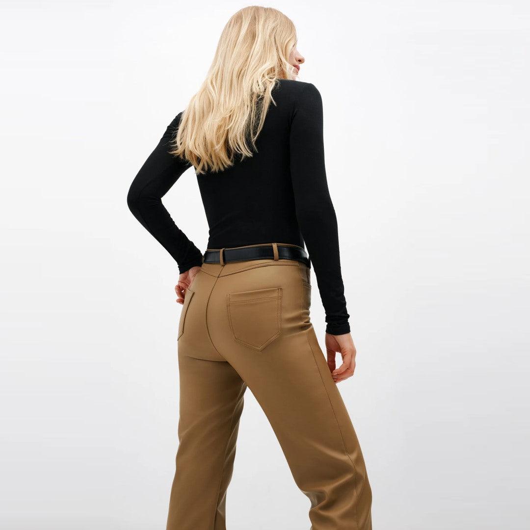 Straight Leg Lambskin Leather Pants - The Urban Tannery