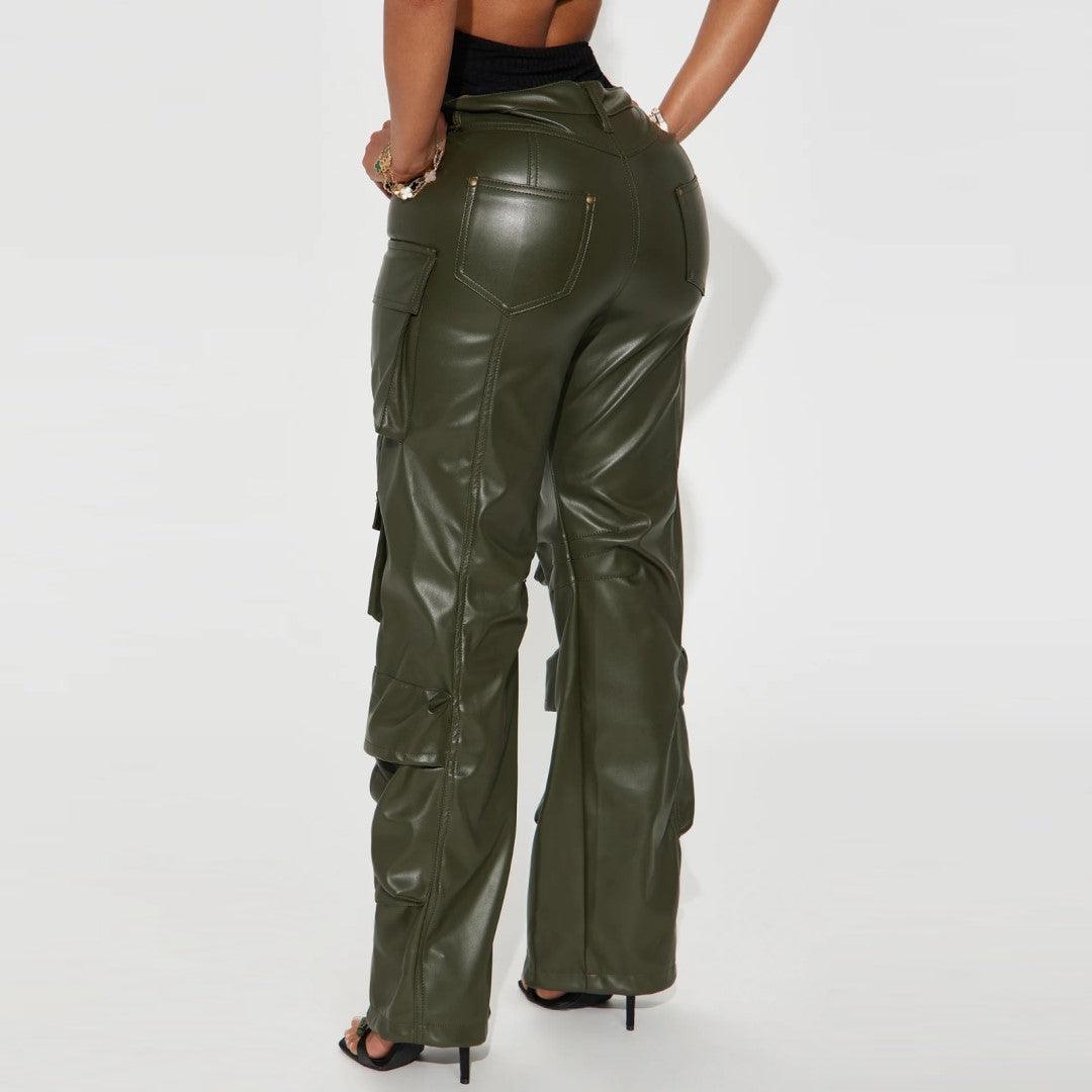 Biker Leather Pants With Six Front Pockets - The Urban Tannery