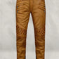 Bikers leather Waxed Pants for Men