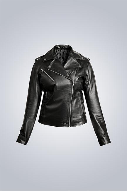 K Classic Women Motorcycle Leather Jacket - The Urban Tannery