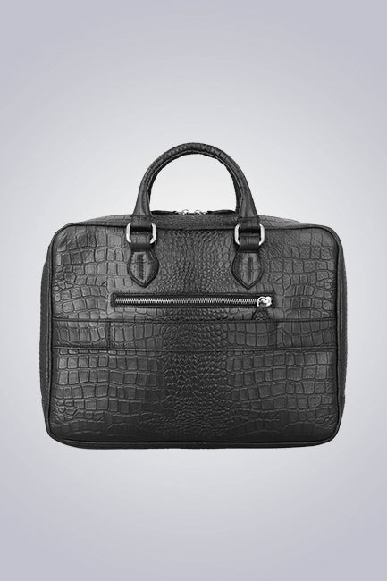 Tex Black Leather Exective Bag