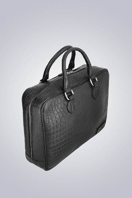 Tex Black Leather Exective Bag