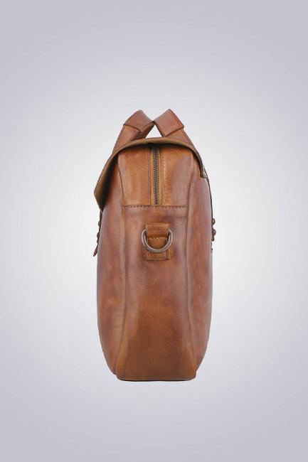 Brown Leather Executive Bag - The Urban Tannery