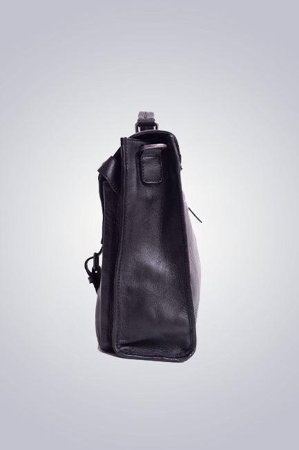 UT Black Leather Executive Bag - The Urban Tannery