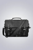 Black Leather Laptop Bag