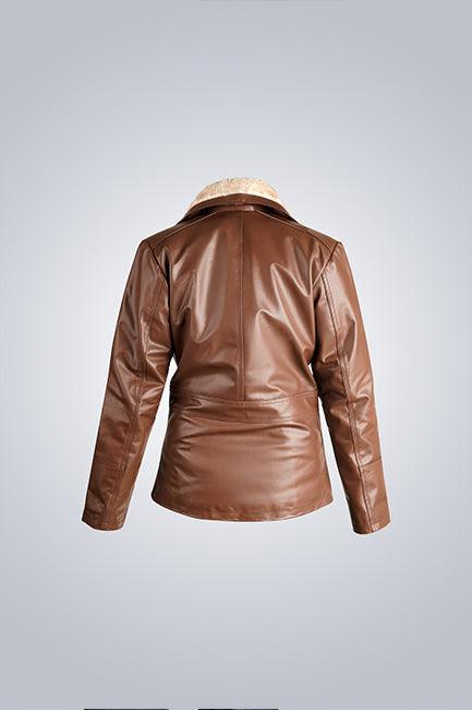 Brown Genuine Leather Motorcycle Jacket - The Urban Tannery