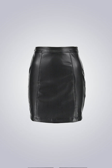 UT Classic Womens Real Leather Skirt