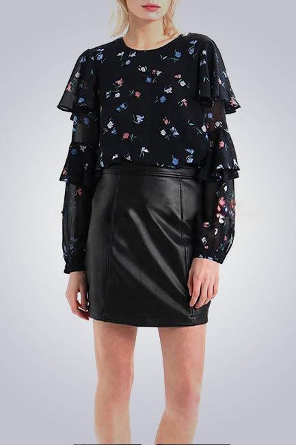 UT Classic Womens Real Leather Skirt - The Urban Tannery