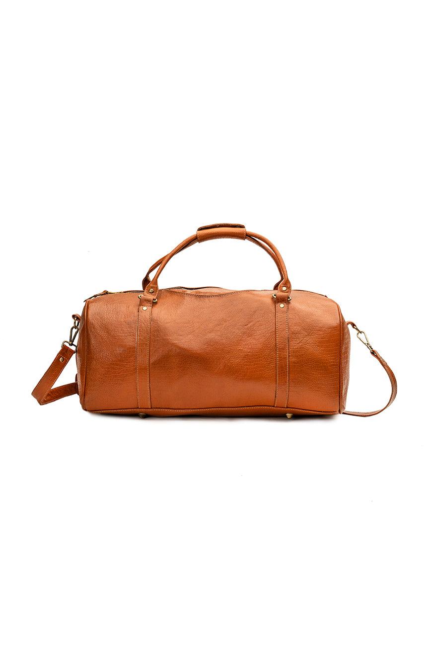 Classic Tan Duffel Bag - The Urban Tannery