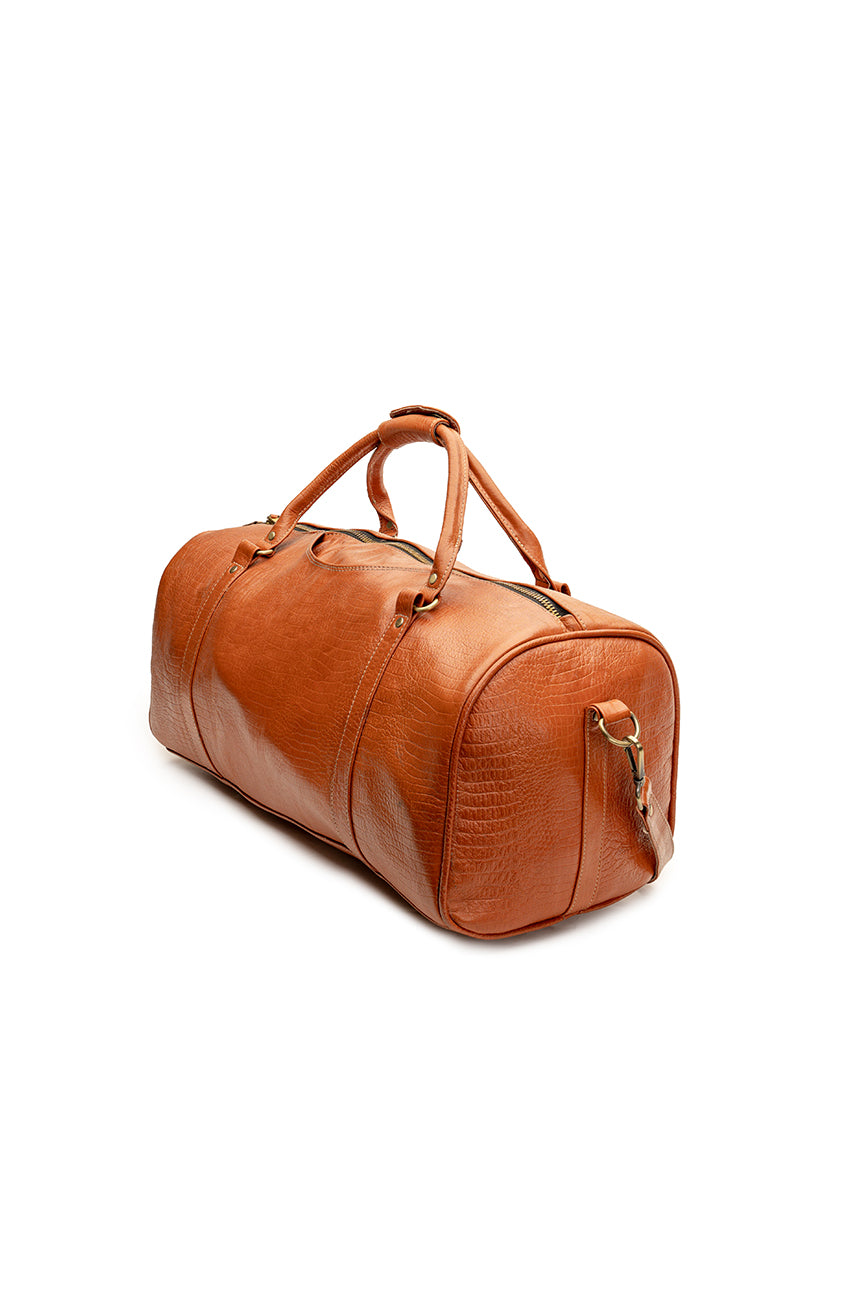 Classic Tan Duffel Bag