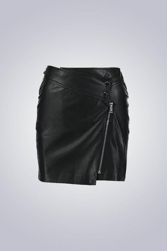 UT Super Black Leather Skirt - The Urban Tannery